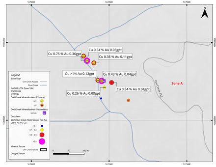 Zone A — 2026 first-pass grab sample results (October 2026 release)